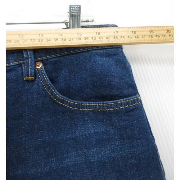 J Mclaughlin Jeans 34 Straight Denim Stretch Pants Button Fly 34X32 * - Picture 4 of 11